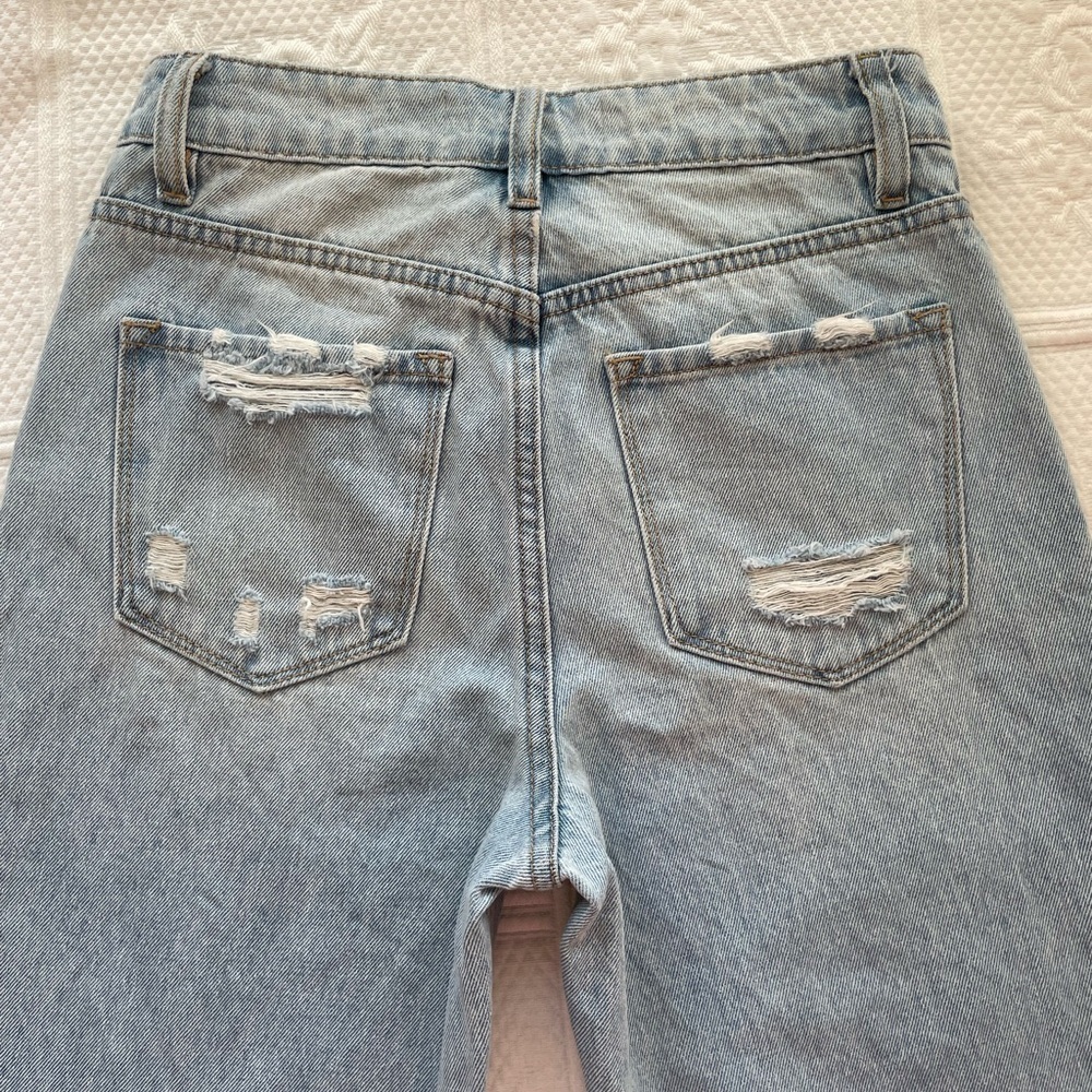 Buckle FLYING MONKEY Vintage Cropped Straight Jean Distressed Windfall 23 - Picture 13 of 14
